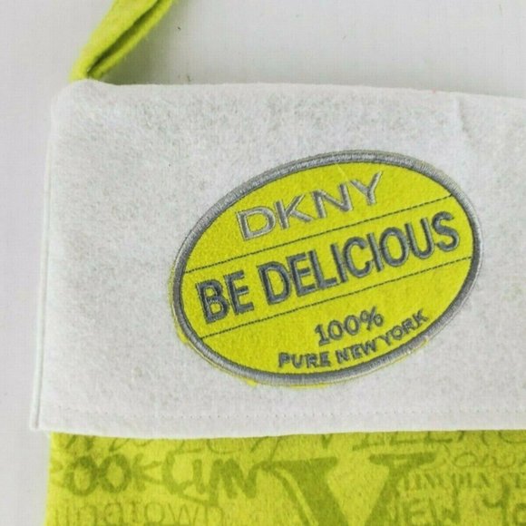 DKNY Be Delicious Perfume 17" Felt  Stocking Xmas - Picture 3 of 5